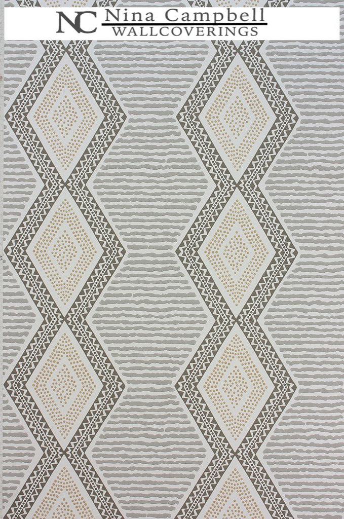 Nina Campbell Wallpaper #NCW4306-02 at Designer Wallcoverings - Your online resource since 2007