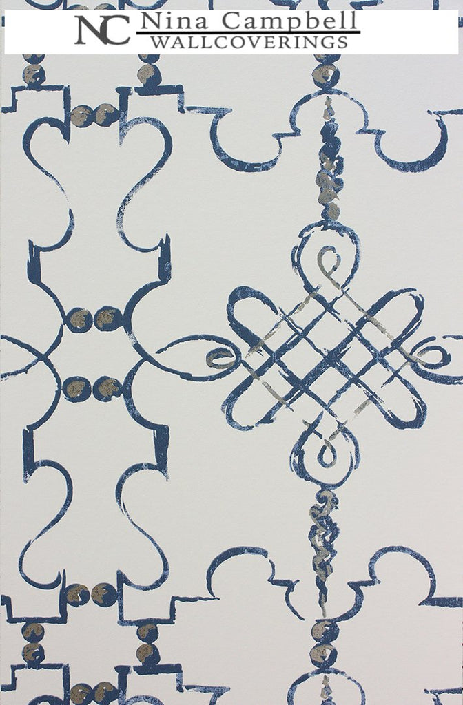 Nina Campbell Wallpaper #NCW4308-03 at Designer Wallcoverings - Your online resource since 2007