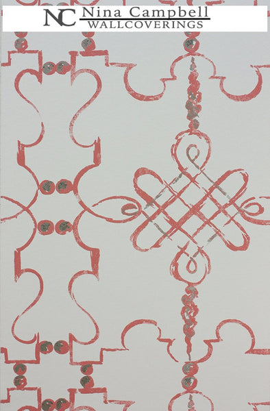 Nina Campbell Wallpaper #NCW4308-04 at Designer Wallcoverings - Your online resource since 2007