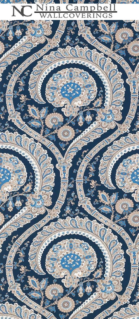 Nina Campbell Wallpaper #NCW4350-05 at Designer Wallcoverings - Your online resource since 2007