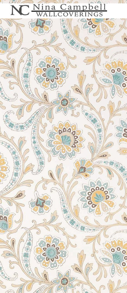 Nina Campbell Wallpaper #NCW4351-03 at Designer Wallcoverings - Your online resource since 2007