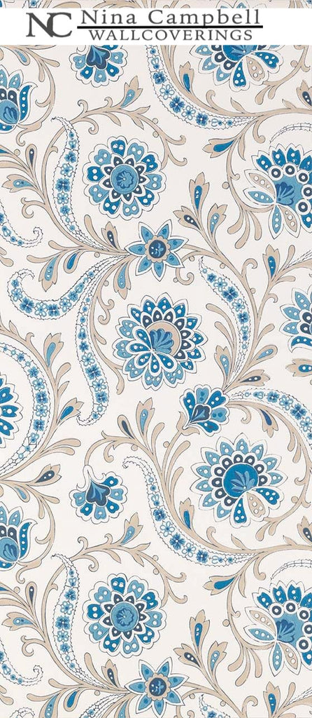 Nina Campbell Wallpaper #NCW4351-05 at Designer Wallcoverings - Your online resource since 2007