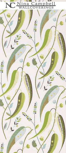 Nina Campbell Wallpaper #NCW4353-04 at Designer Wallcoverings - Your online resource since 2007