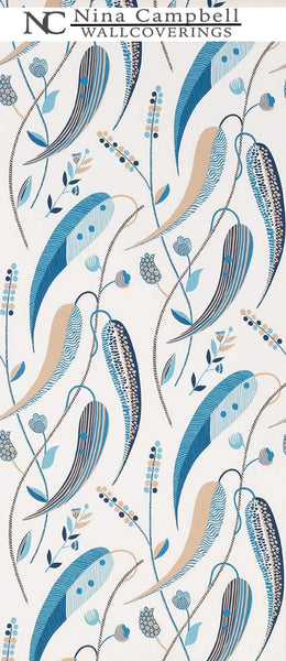 Nina Campbell Wallpaper #NCW4353-05 at Designer Wallcoverings - Your online resource since 2007