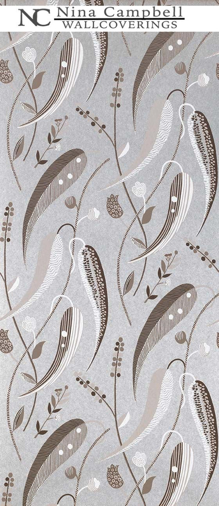 Nina Campbell Wallpaper #NCW4353-06 at Designer Wallcoverings - Your online resource since 2007