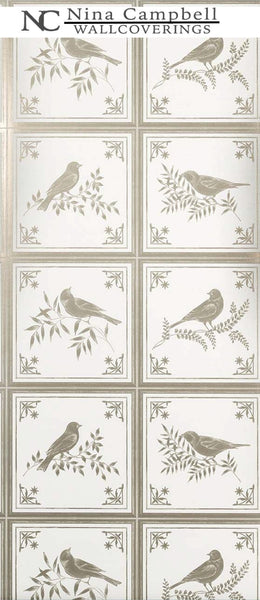 Nina Campbell Wallpaper #NCW4356-02 at Designer Wallcoverings - Your online resource since 2007