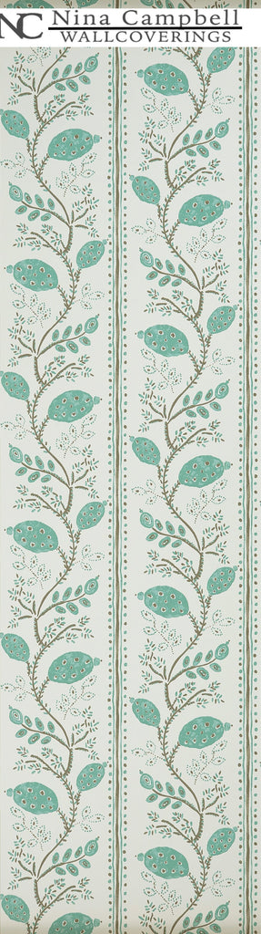 Nina Campbell Wallpaper #NCW4390-02 at Designer Wallcoverings - Your online resource since 2007