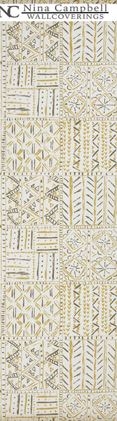 Nina Campbell Wallpaper #NCW4391-01 at Designer Wallcoverings - Your online resource since 2007