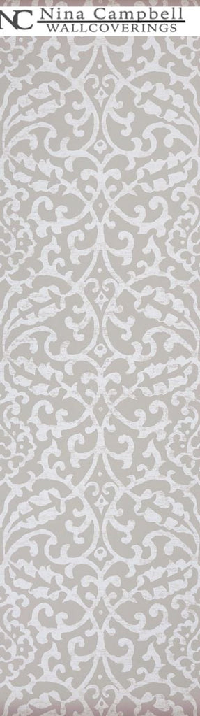 Nina Campbell Wallpaper #NCW4396-01 at Designer Wallcoverings - Your online resource since 2007