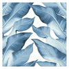 Stripe Palm Tropical Wallpaper - Ocean Blue - Designer Wallcoverings and Fabrics