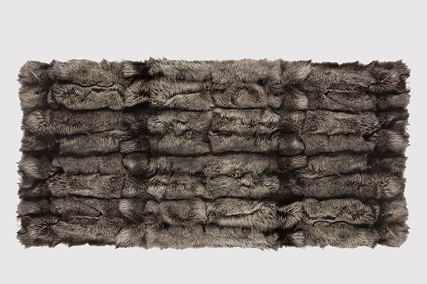 Real Fox Fur Throw