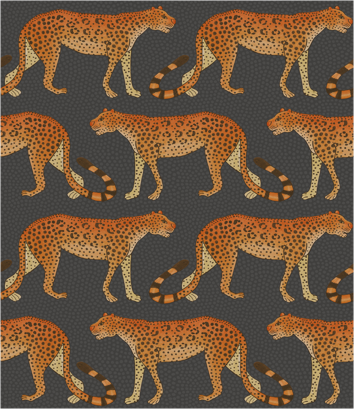 LEOPARD WALK - Designer Wallcoverings and Fabrics
