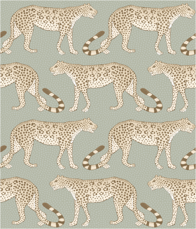 LEOPARD WALK - Designer Wallcoverings and Fabrics