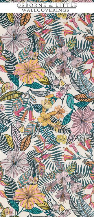 Osborne & Little Wallpaper #W7260-01 - w7260-01.jpg at Designer Wallcoverings and Fabrics, Your online resource since 2007